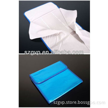2013professional ployester cosmetic pouch for handle